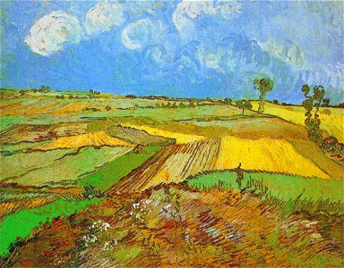 Vincent van Gogh - Wheat Fields after the Rain (1890)