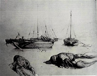 Vasilyev Barques at the shore Lobsters