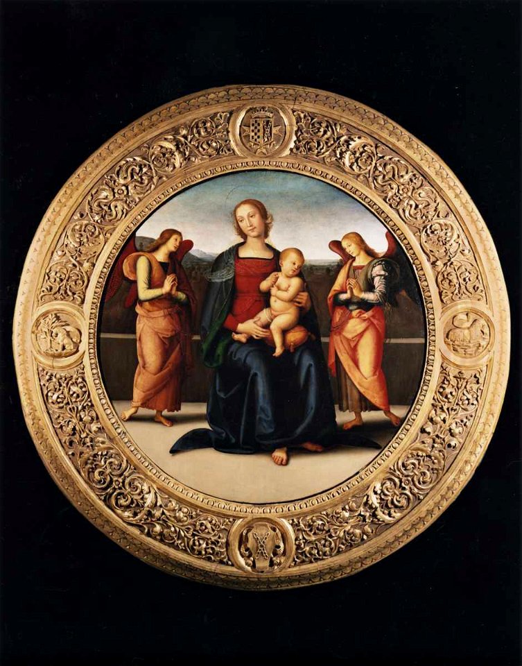 Vannucci Pietro, Madonna con Bambino e due angeli, Asta Christie's
