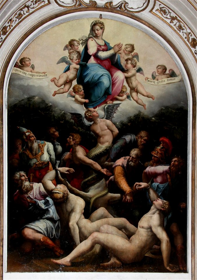 Vasari Giorgio (1540-1541), Pala Allegoria dell'Immacolata Concezione, Firenze