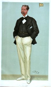Vanity Fair Septr 19th 1901. 'Shamrock' (Sir Thos Lipton) (caricature) RMG PU4338