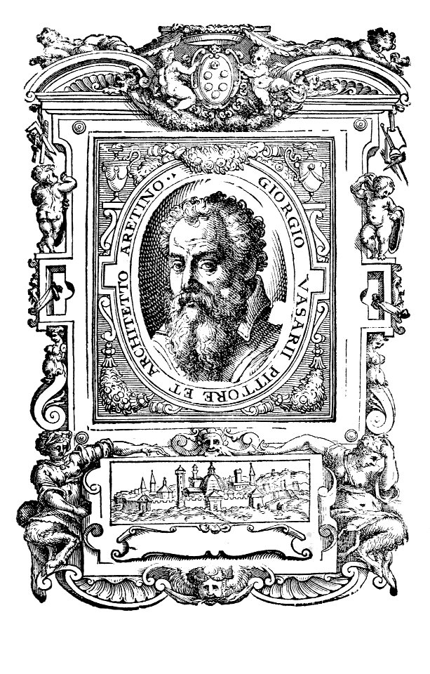 Vasari - Le vite, 1568 B, v. 1, ritratto p (16)