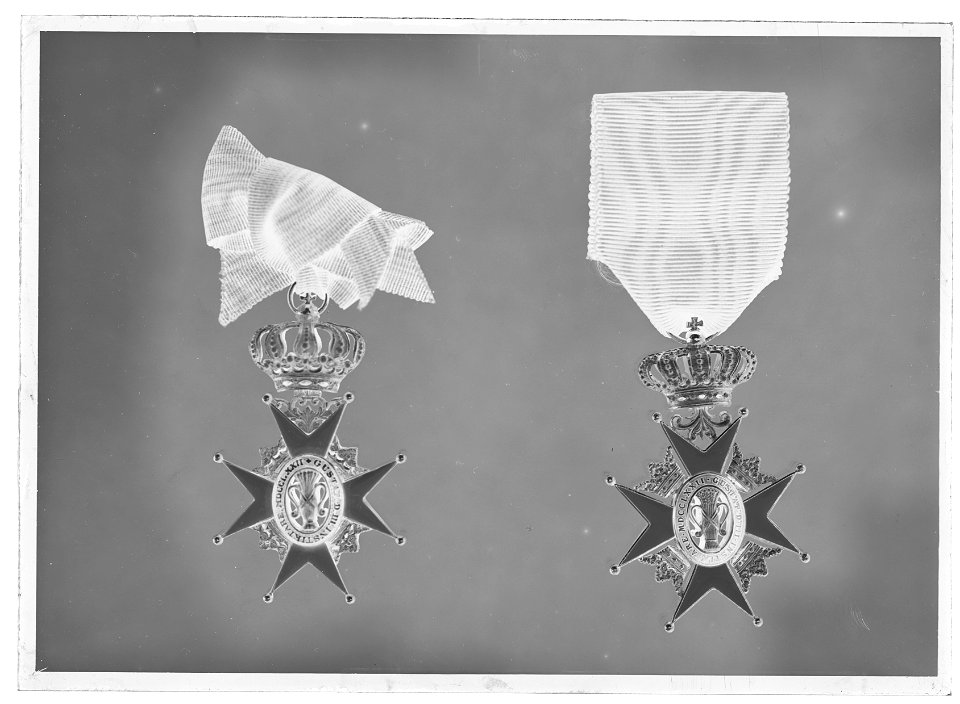 Vasaordens riddarkors - Livrustkammaren - 68852-negative