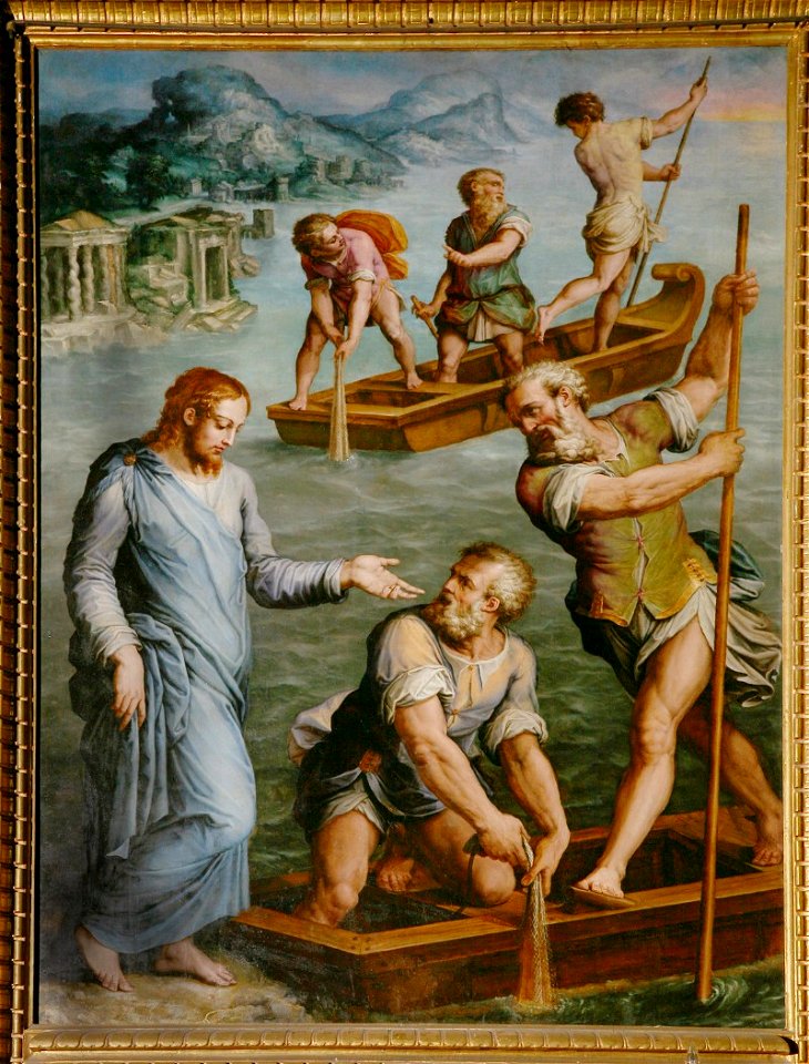 Vasari Giorgio (1551), Vocazione di San Pietro e Sant'Andrea, Arezzo