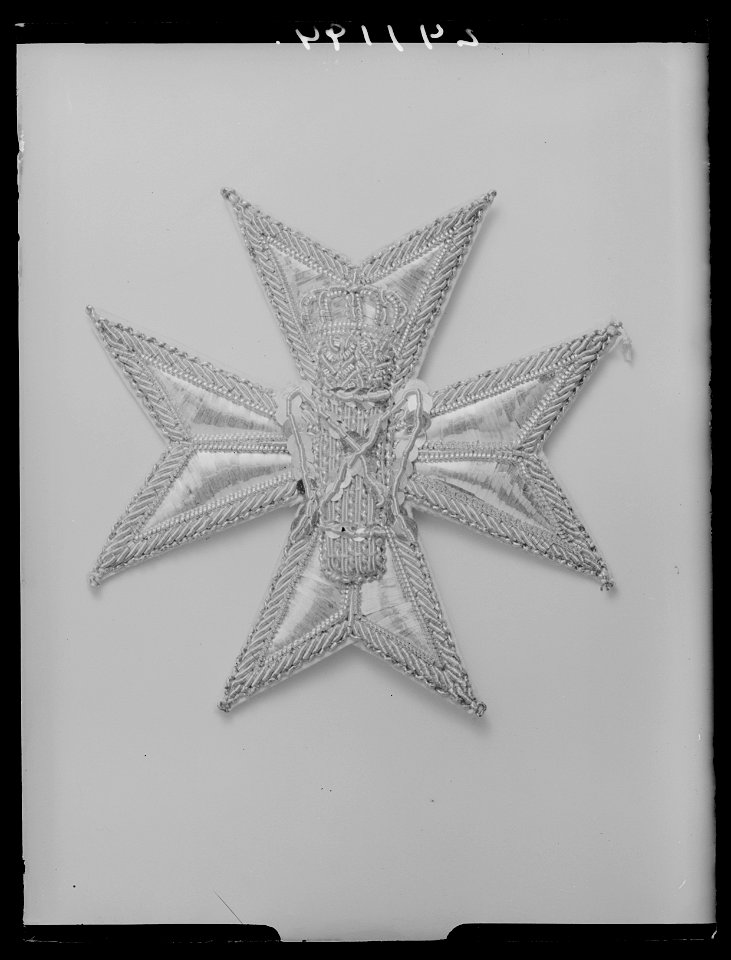 Vasaorden, broderad kraschan k1kl - Livrustkammaren - 45020