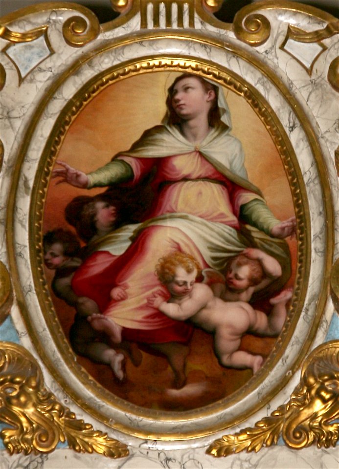 Vasari Giorgio terzo quarto sec. XVI, Madonna assunta, Arezzo