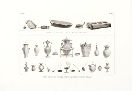 Vases en bois destinés a contenir l´eau, da Coleção Brasiliana Iconográfica