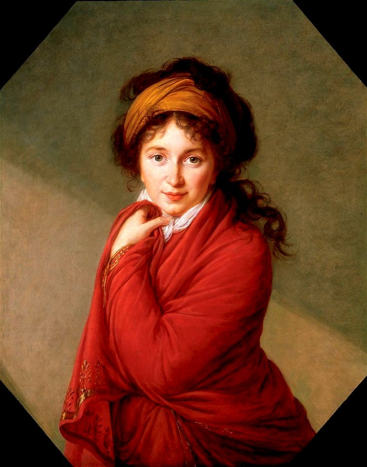 Varvara Golovina by E.Vigee-Lebrun (1797-1800, University of Birmingham)