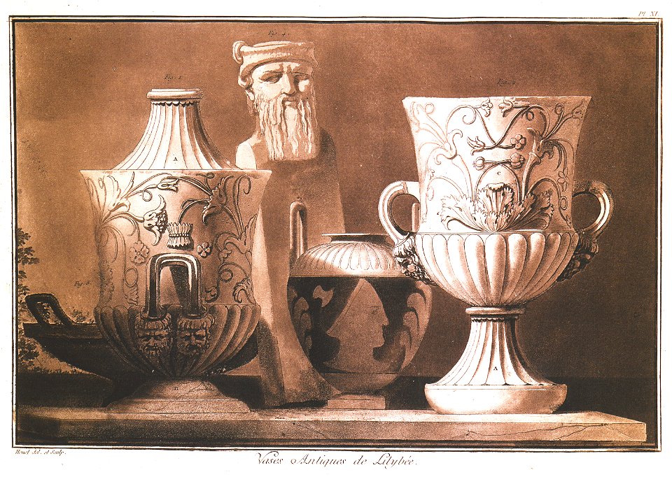 Vases antiques de Lilybée - Houel Jean - 1782