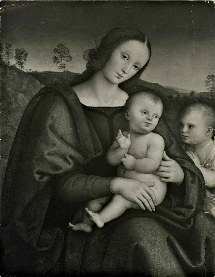 Vannucci Pietro, Madonna con Bambino e san Giovannino, 21073