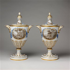 Vase with cover (one of a pair) MET DP103164