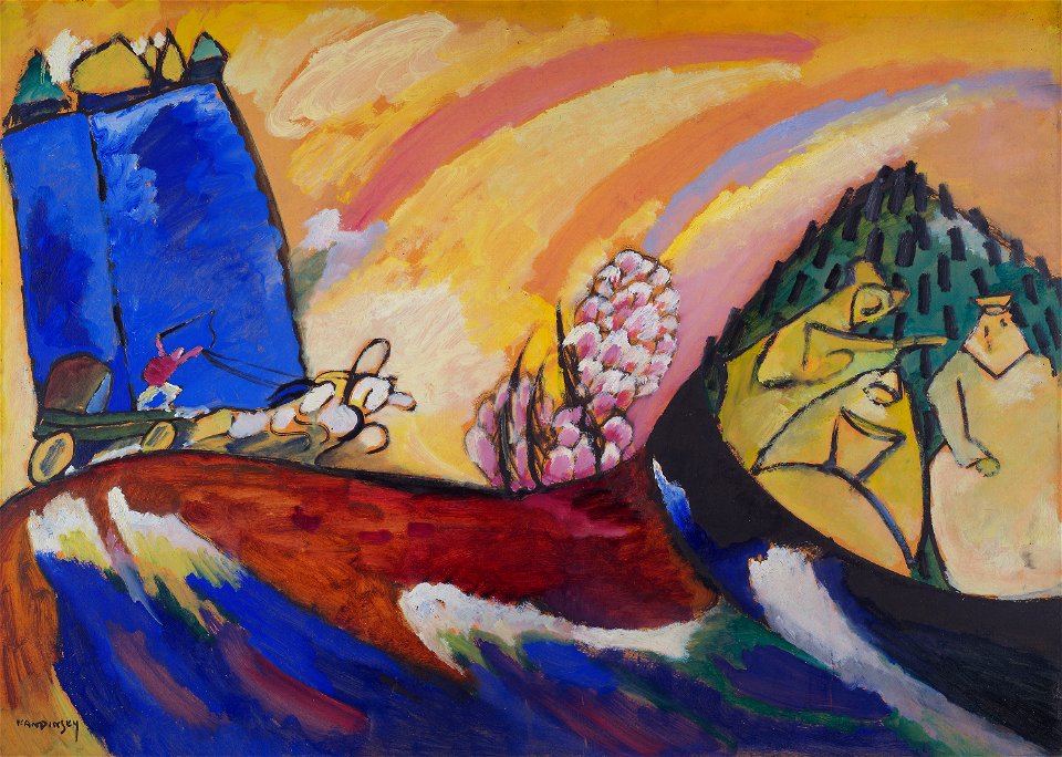 Vasily Kandinsky - Painting with Troika - 1931.509 - Art Institute of Chicago