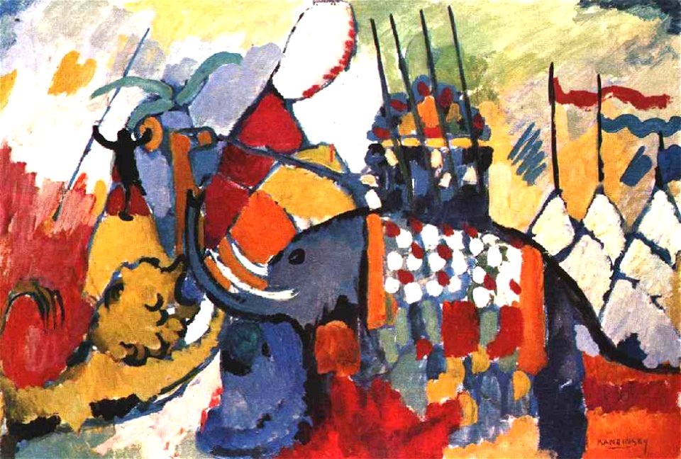 Vassily Kandinsky, 1908 - The elephant
