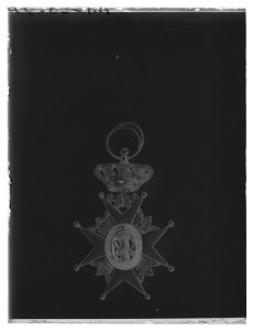 Vasaorden riddarkors 1kl - Livrustkammaren - 79642-negative