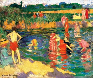 Vaszary Bathers Outdoor