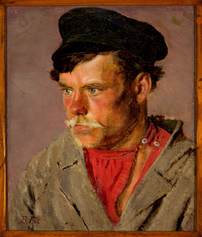 Vasily Vasil'yevich Vereshchagin - Study of a peasant’s head - M.Ob.1160 - National Museum in Warsaw
