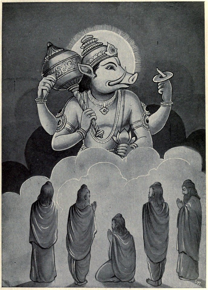 Varaha appears before sages