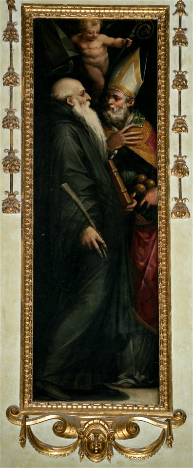 Vasari Giorgio e aiuti (1568), San Benedetto e San Nicola di Bari, Firenze