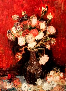 Vase mit Astern und Phlox - My Dream