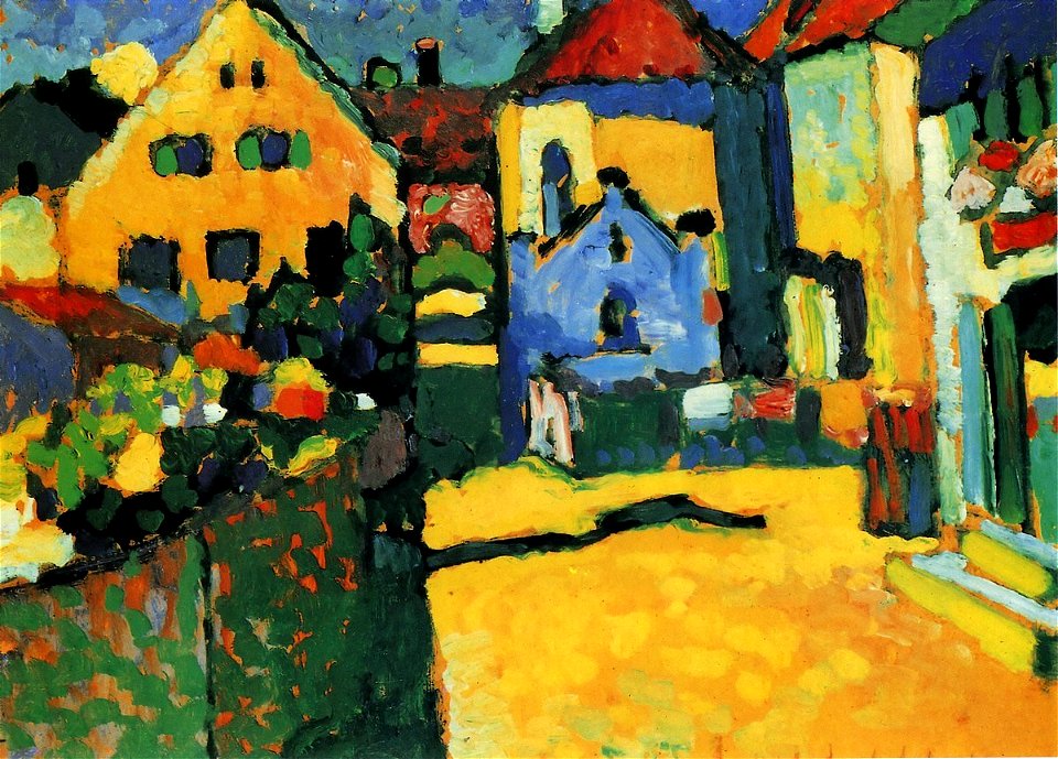 Vassily Kandinsky, 1909 - Grungasse In Murnau