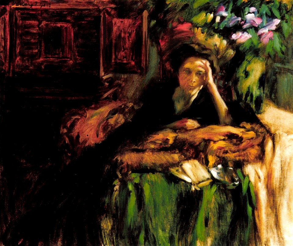 Vaszary Portrait of Ilona Andrássy 1905