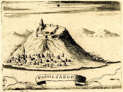 Veduta d'Argos - Coronelli Vincenzo - 1688