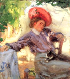 Vaszary Portrait of a Woman 1906