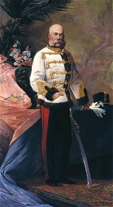 Vaszary Portrait of Franz Joseph I of Austria 1890. Free illustration for personal and commercial use.