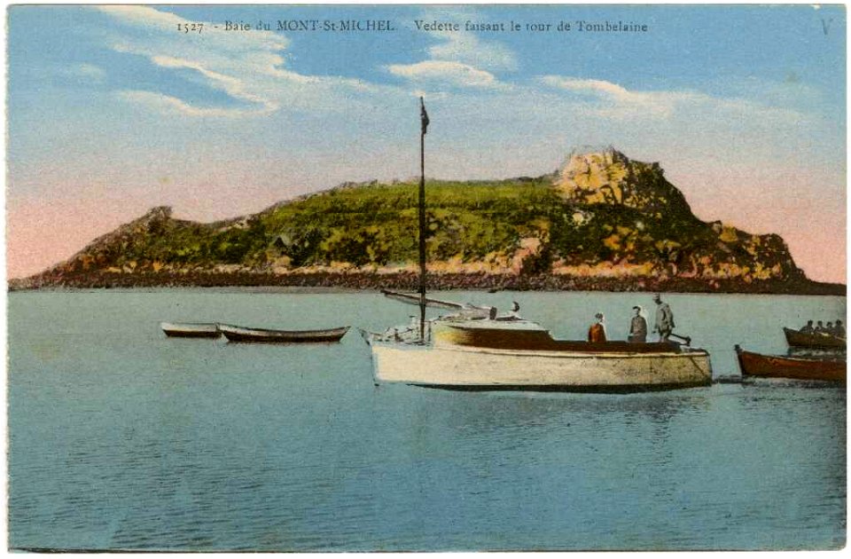 Vedette faisant le tour de Tombelaine