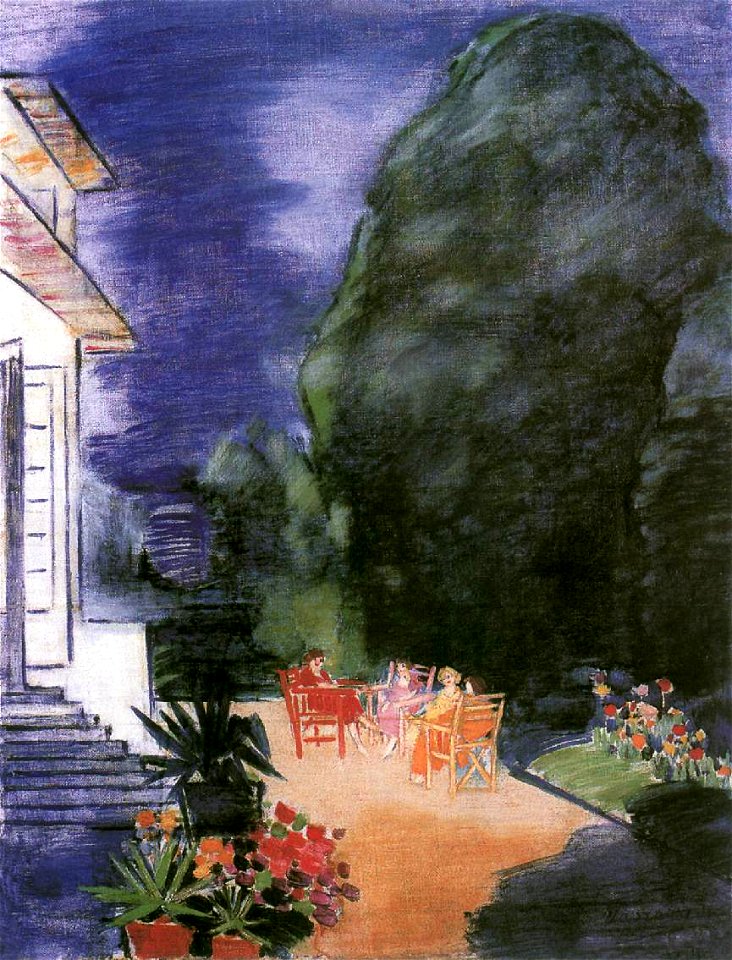 Vaszary Company in the Open Air