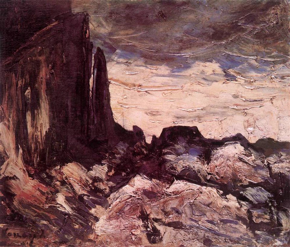 Vaszary Rocky Landscape c. 1920