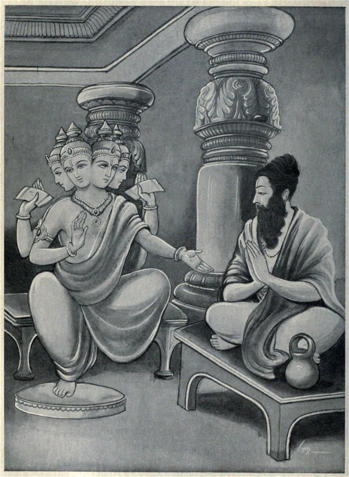 Vasishtha with Brahma