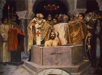 Vasnetsov Bapt Vladimir fresco in Kiev