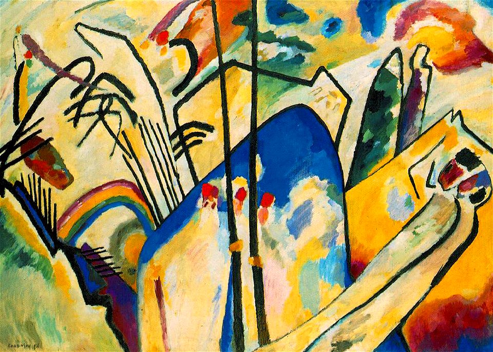 Vassily Kandinsky, 1911 - Composition No 4