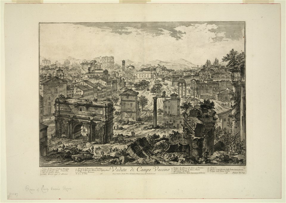 Veduta de Campo Vaccino LCCN2009633839