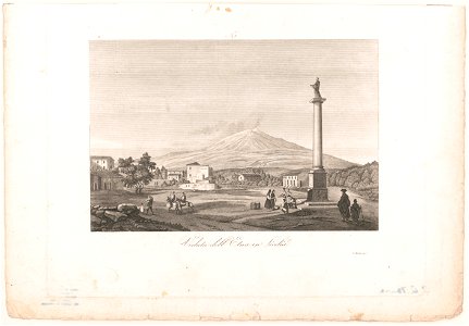 Veduta dell'etna in Sicilia LCCN2003671612