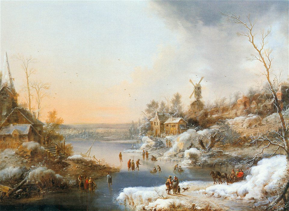 Veen winterlandschaft