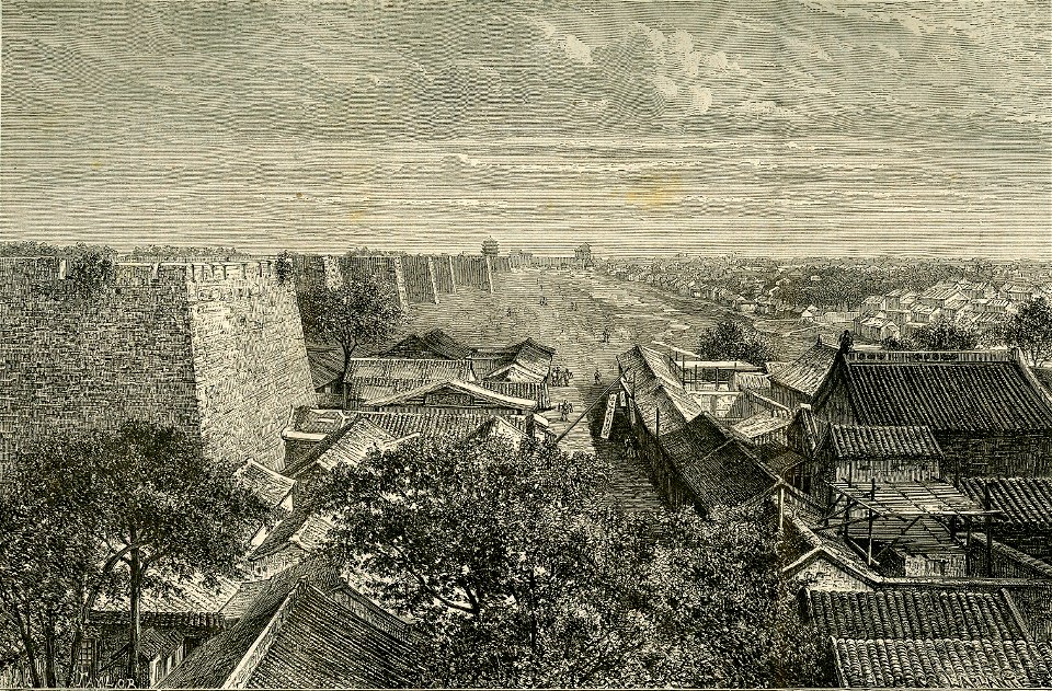 Veduta generale delle fortificazioni di Pekino