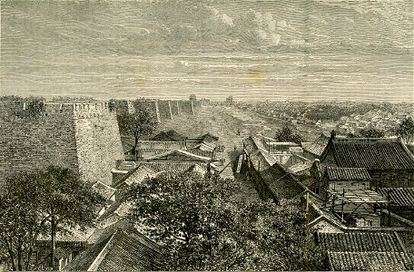 Veduta generale delle fortificazioni di Pekino