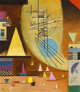 Vassily Kandinsky, 1937 - Silent. Free illustration for personal and commercial use.