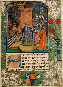 Vaux Passional. Henry VIII (f.9)