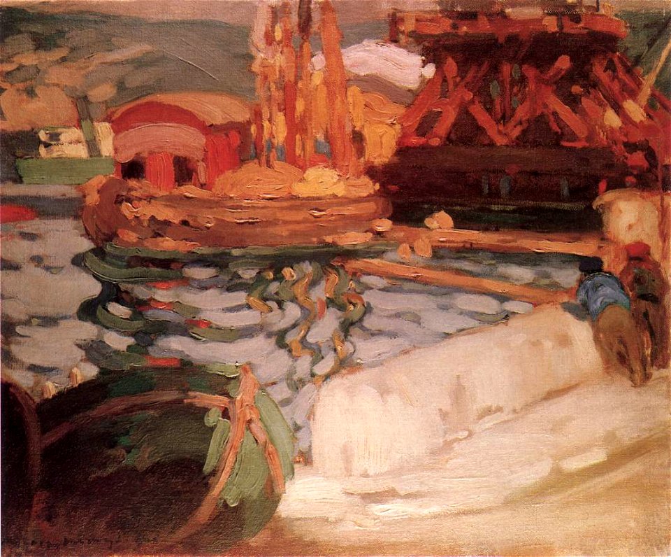 Vaszary Port in Monaco 1905