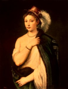 Vecelli, Tiziano - Ritratto di giovane donna - c. 1536