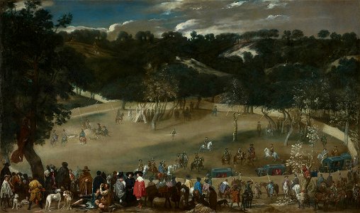 Velasquez philip-iv-hunting-wild-boar-la-tela-real