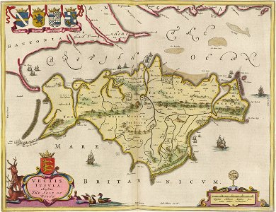 Vectis Insula by Blaeu