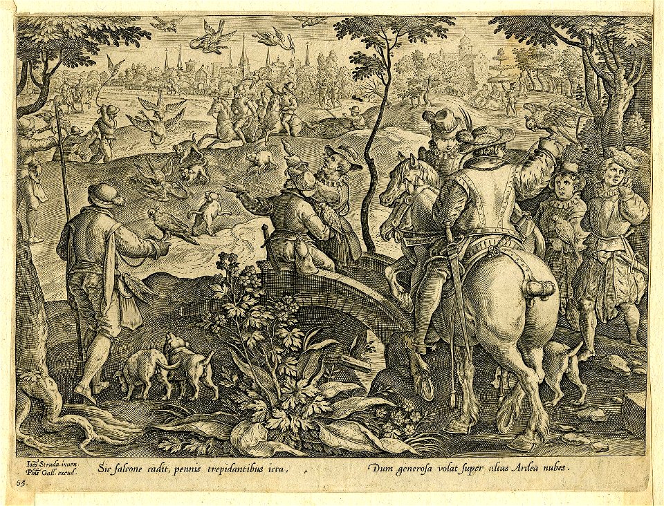 Venationes Ferarum, Avium, Piscium (BM 1957,0413.74)