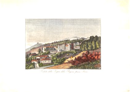 Veduta della vigna della Regina presso Torino