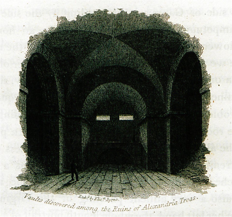 Vaults discovered among the Ruins of Alexandria Troas - Clarke Edward Daniel - 1824