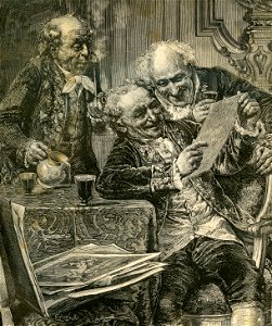 Vecchi celibi, quadro di Celestino Gilardi