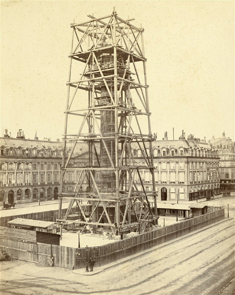Vendome column reconstruction 1873
